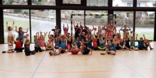 Jede Menge Spaß bei Koordinationsspielen und Aufsetzer-Handball