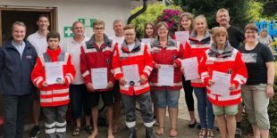 Zehn neue Sanitäter für das Harmersbach- und Kinzigtal bestanden Prüfung mit Bravour
