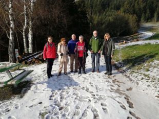 Bei herrlichem Winterwetter zum Kuhhornkopf