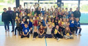 Geschafft! 49 Kinder vom Handball begeistert