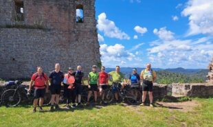 Mountainbiker auf Raubritter-Tour