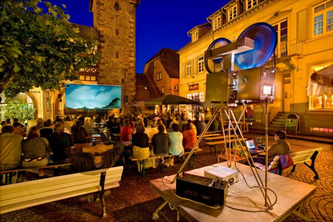 Open Air-Kino in Zell