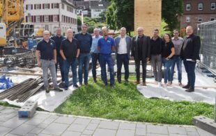 Feierstunde zum Baubeginn der unteren Kirchbrücke in Nordrach
