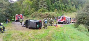 Schwerer Verkehrsunfall im Holzhack